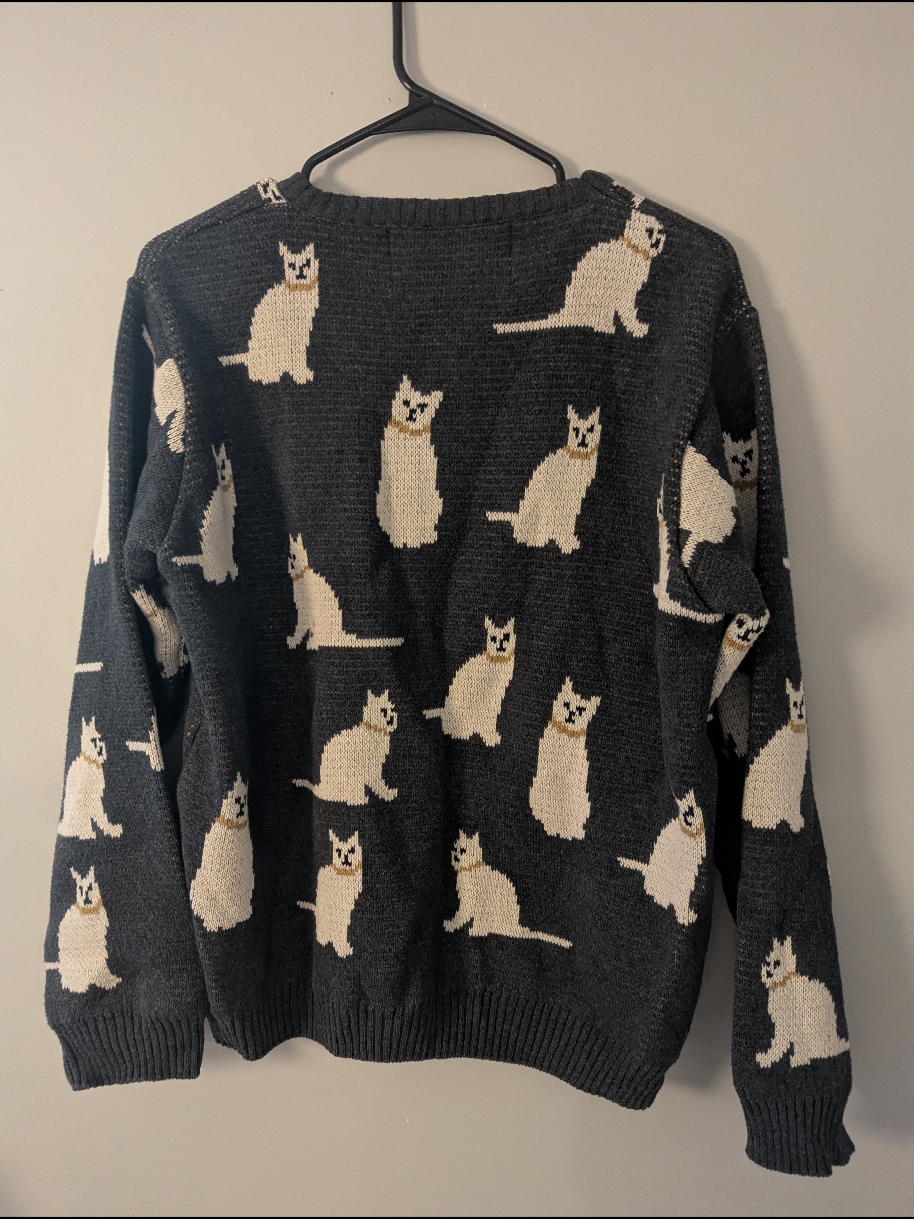Yarrow Goods Cat Pattern Sweater — image 2 of 4